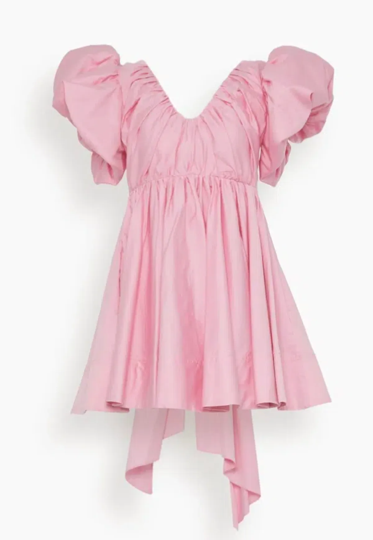 Aje Gretta Bow Back Mini Dress Ballet Pink Size 8 - Image 5