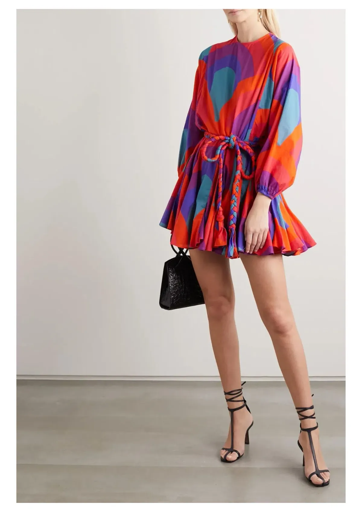 Rhode Ella Retro Rainbow Mini Dress Multi Size S / AU 8 - Image 1
