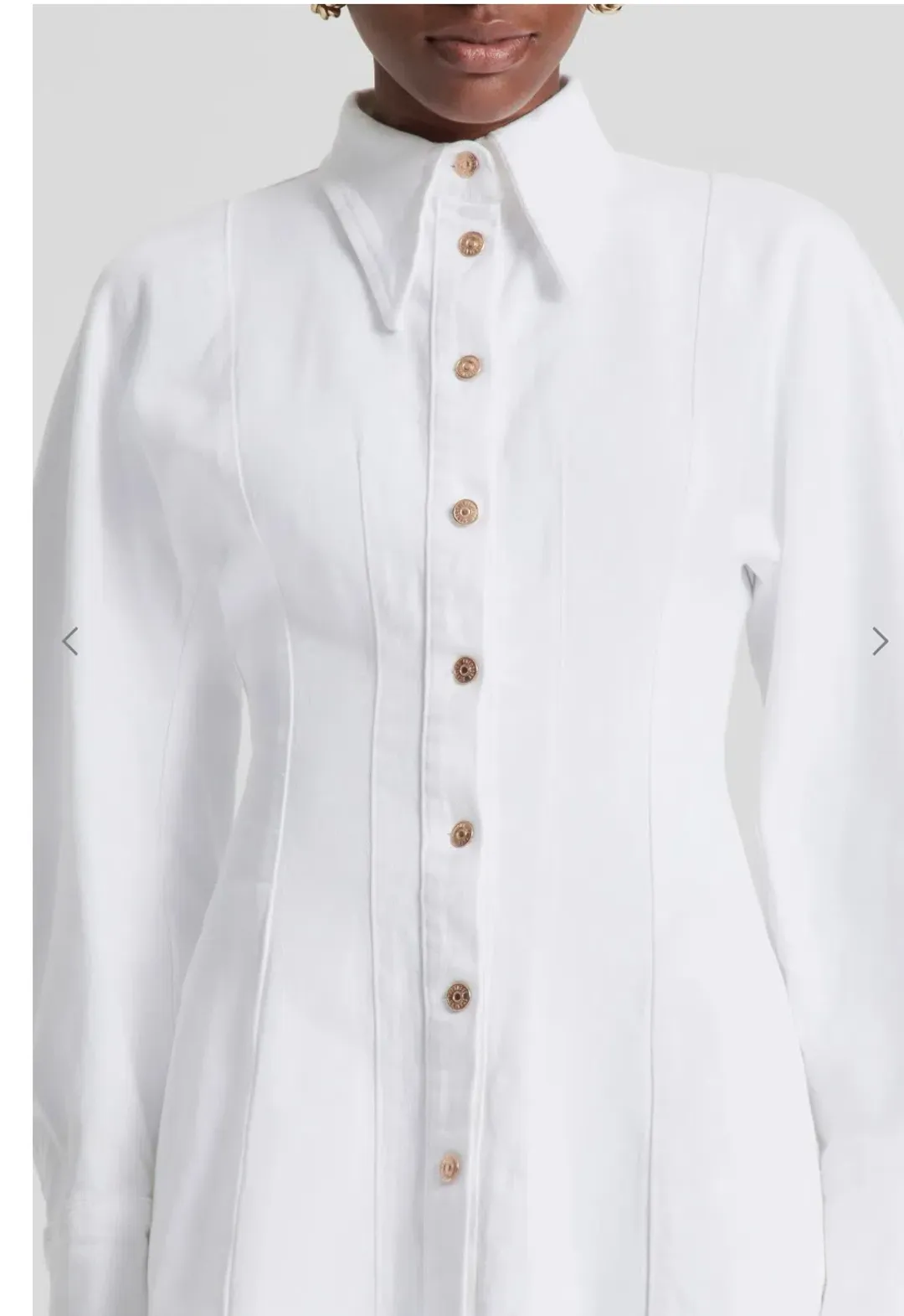 Scanlan Theodore cocoon sleeve denim mini dress size 8AU for rent on The Volte - main image