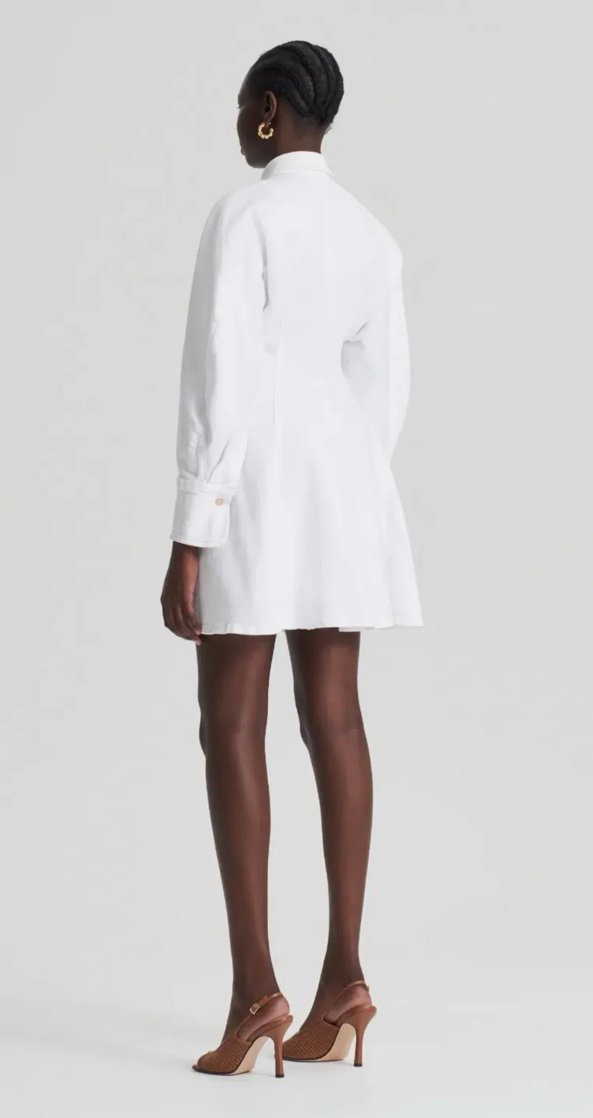 Scanlan Theodore cocoon sleeve denim mini dress size 8AU - Image 2