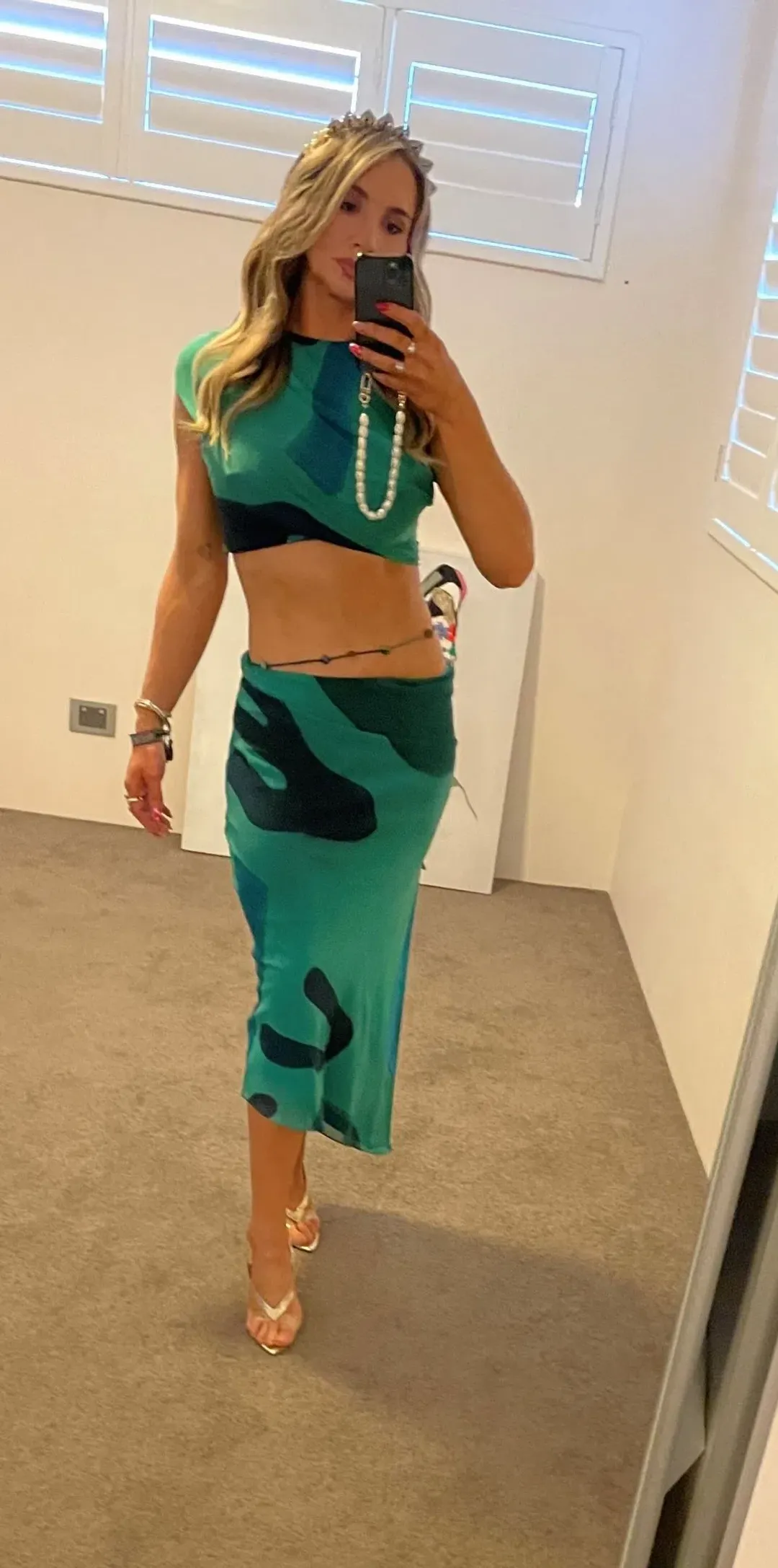 SIR Frankie Gathered Top & Bias Skirt Set for rent on The Volte - main image