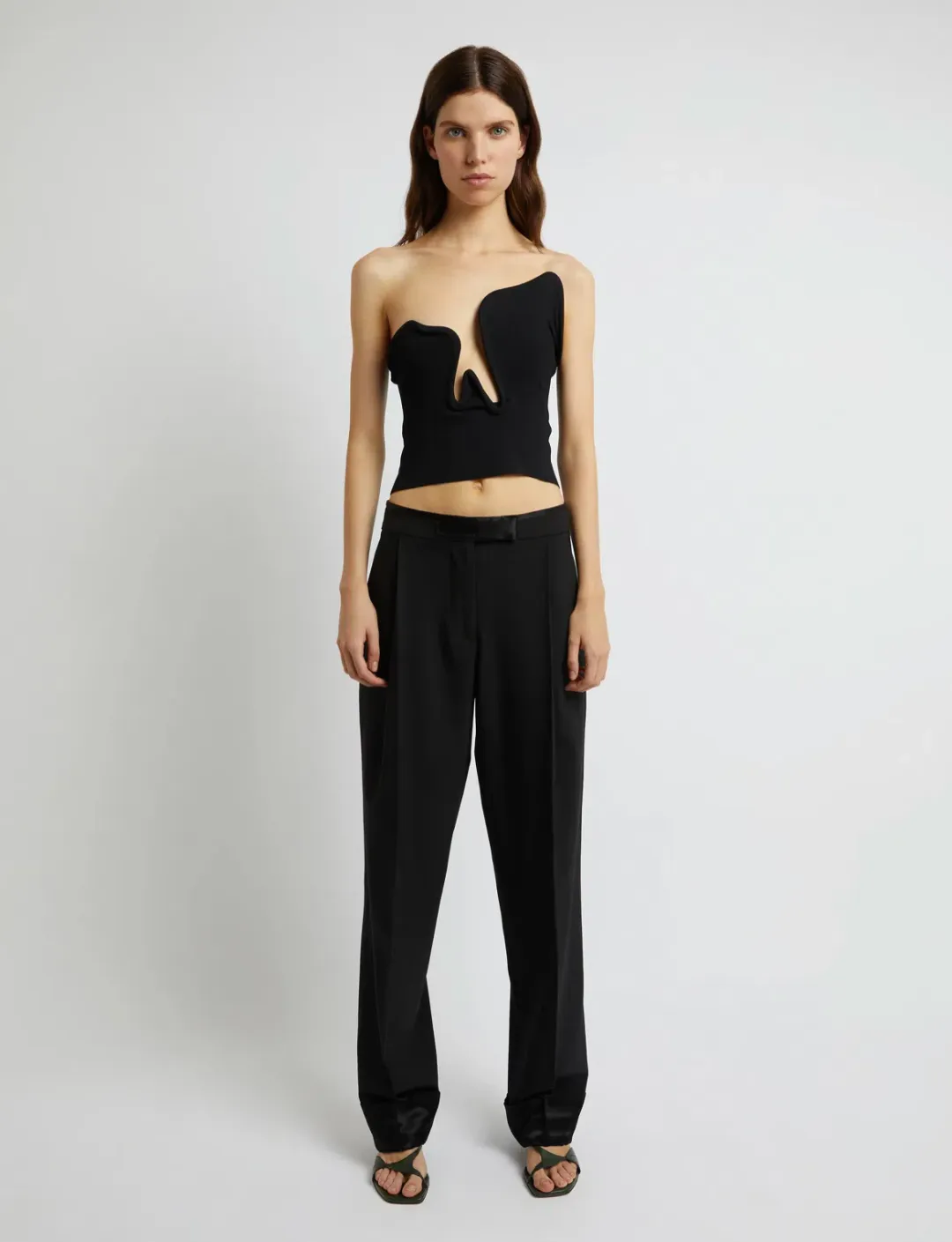 Christopher Esber Salacia Wire Top Black Size 6 for rent on The Volte - main image