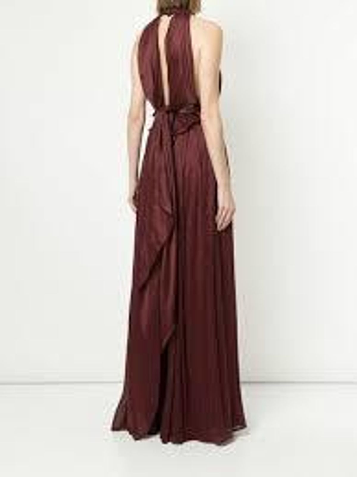 Aje Georgia Maxi Dress Burgundy Size 6 - Image 3