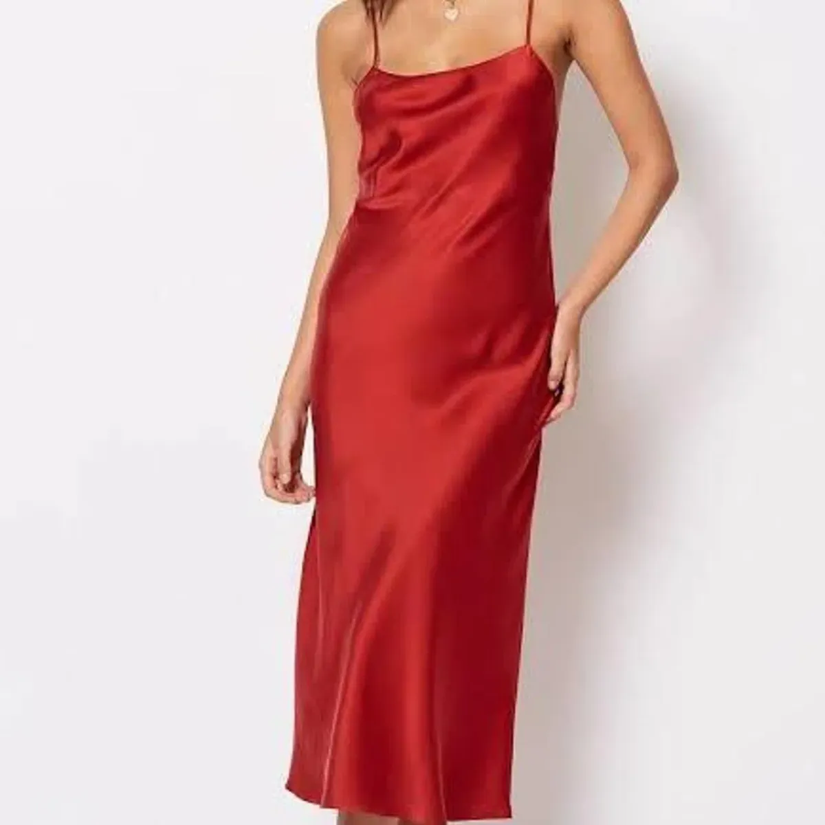 Bec & Bridge Girl Talk Slip Dress Red Size 8 - Image 2