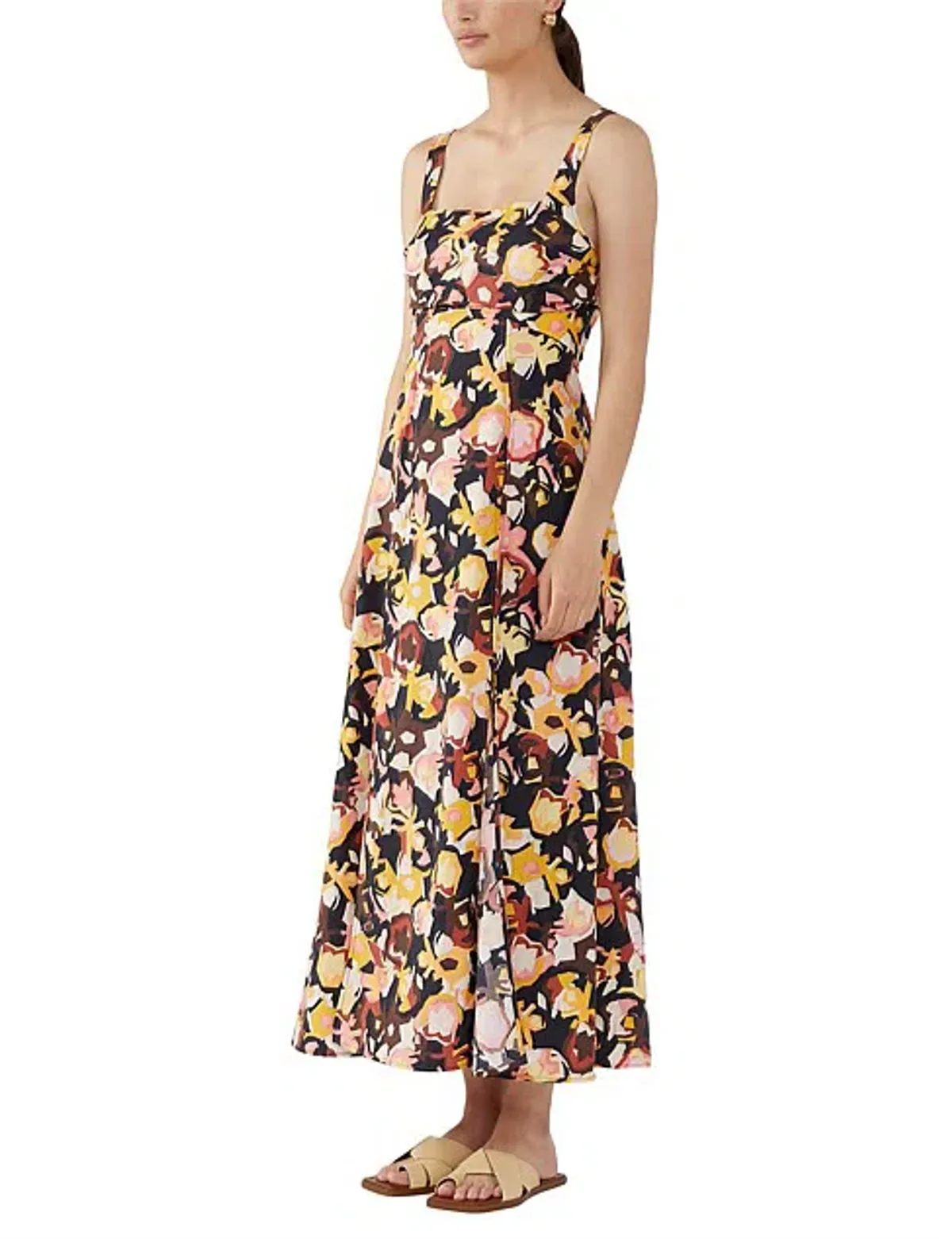 Camilla & Marc Delfino Long Split Skirt Dress Size 14  - Image 3