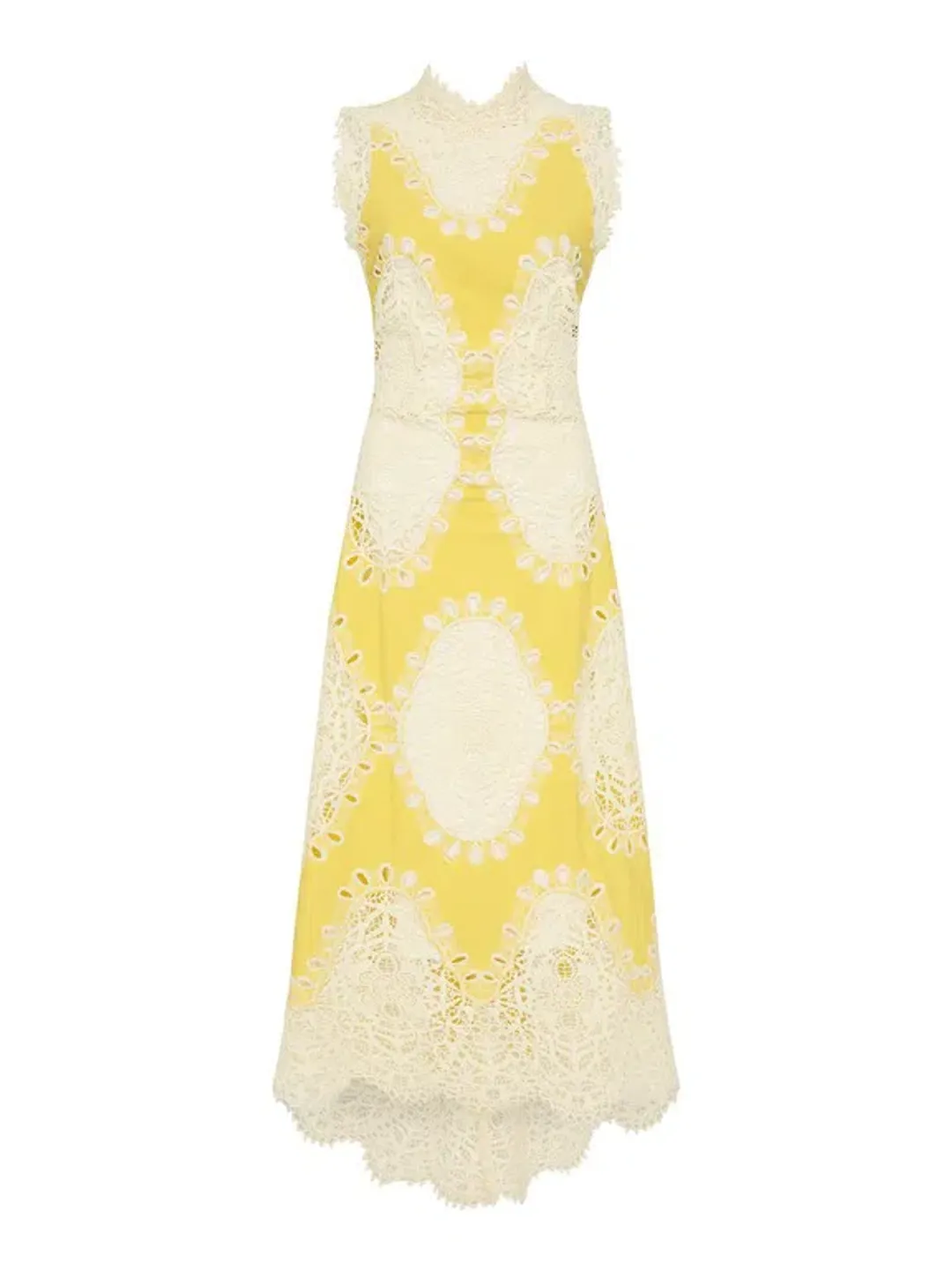Moss and Spy Mimosa A line Dress Yellow Size 14 for rent on The Volte - main image