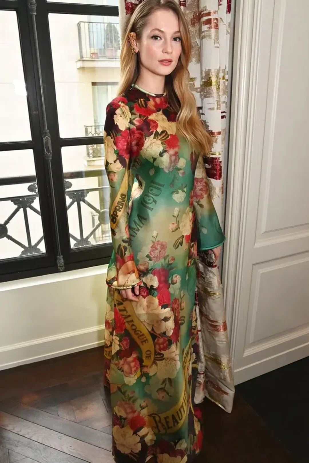 Zimmermann Wonderland Bias Slip Dress Floral Size 2 / AU 12 for rent on The Volte - main image