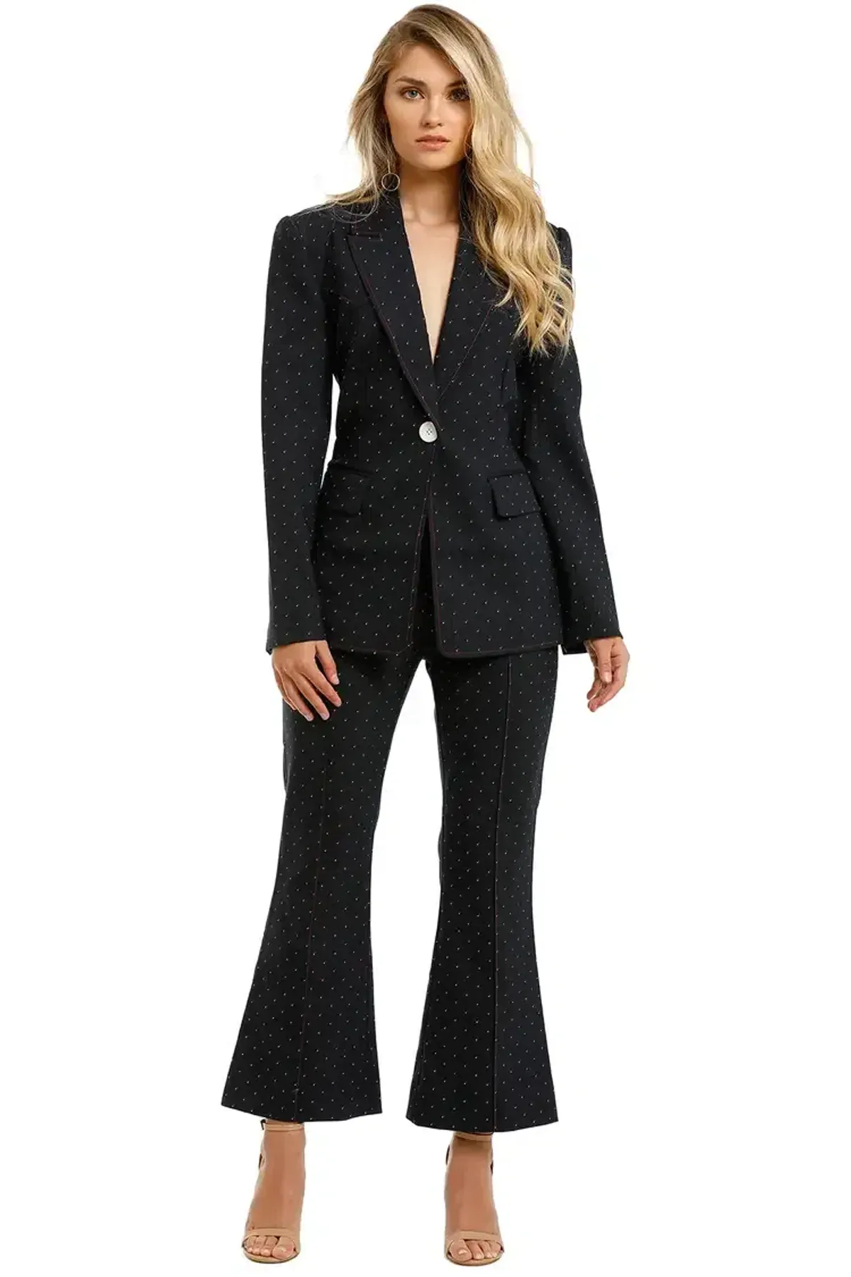 Lover Jagger Tailored Jacket and Pant Set in Navy Size 12 - Image 2