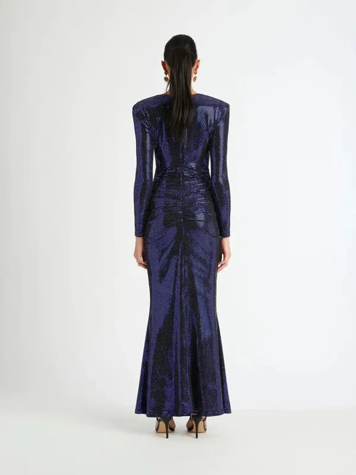 Sheike Angelica Maxi Dress Blue Size AU 16 - Image 2