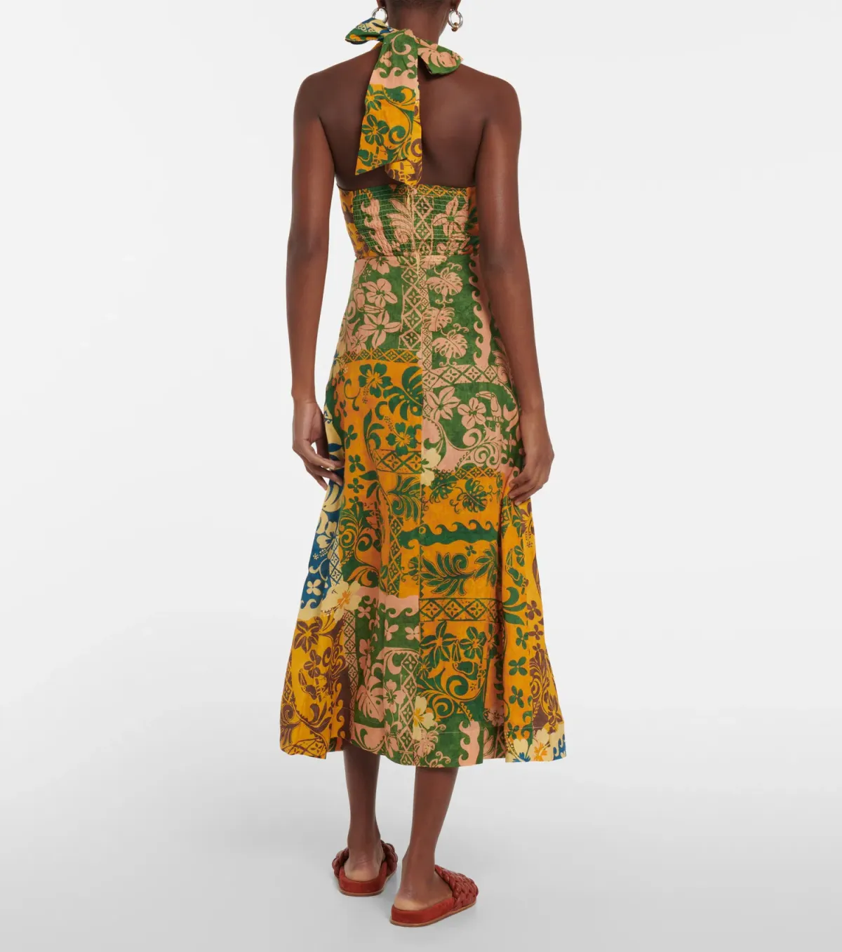 Alemais Archie Midi Dress Printed Size AU 6  - Image 3