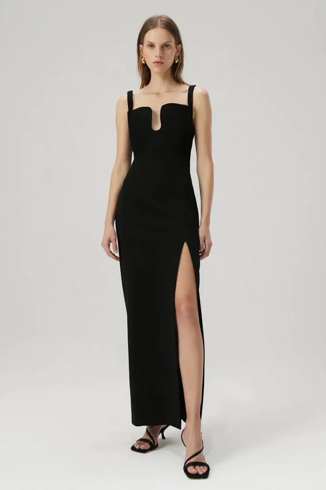 MISHA Franka Dress Black Size 8 for rent on The Volte - main image