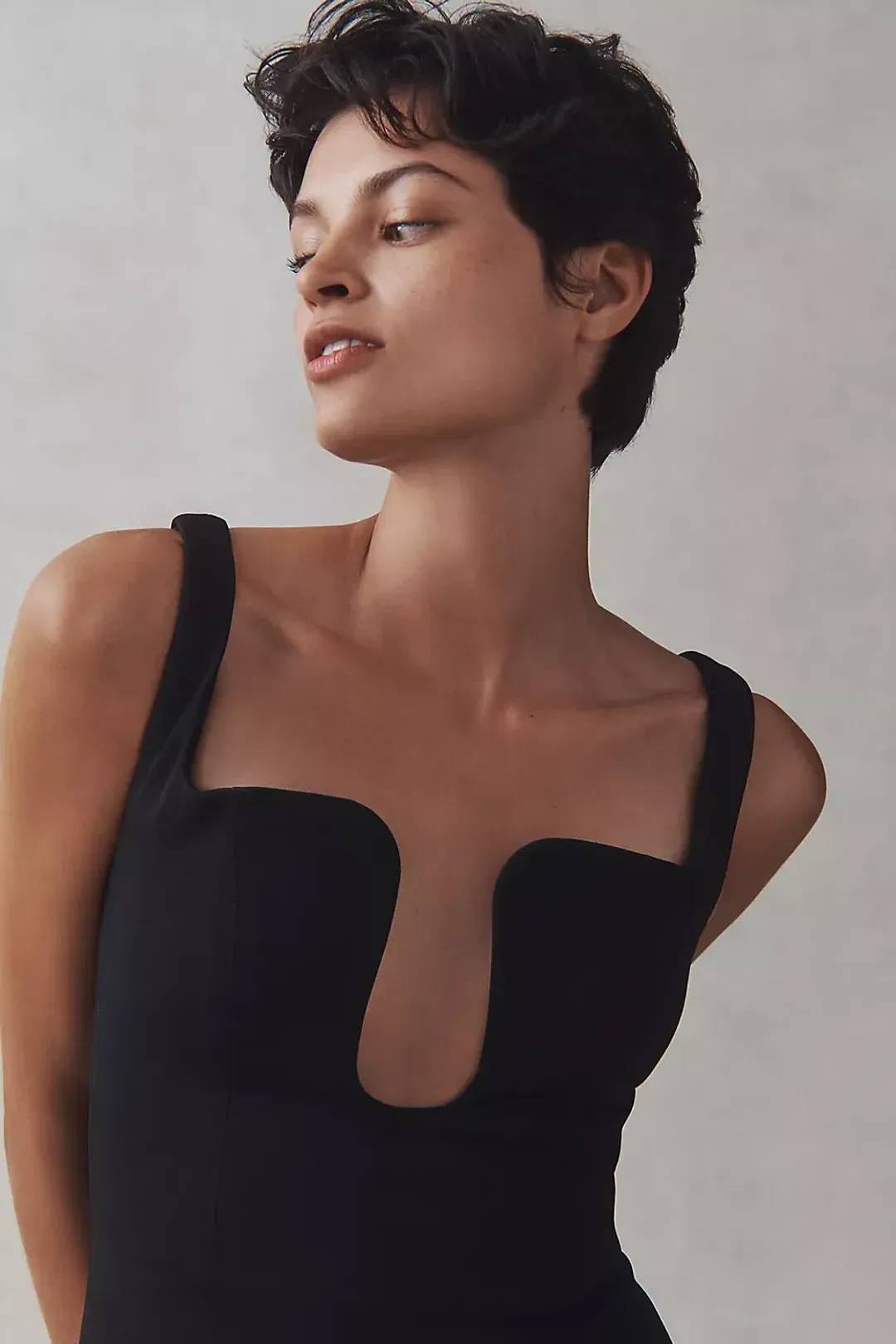 MISHA Franka Dress Black Size 8 for rent on The Volte - main image