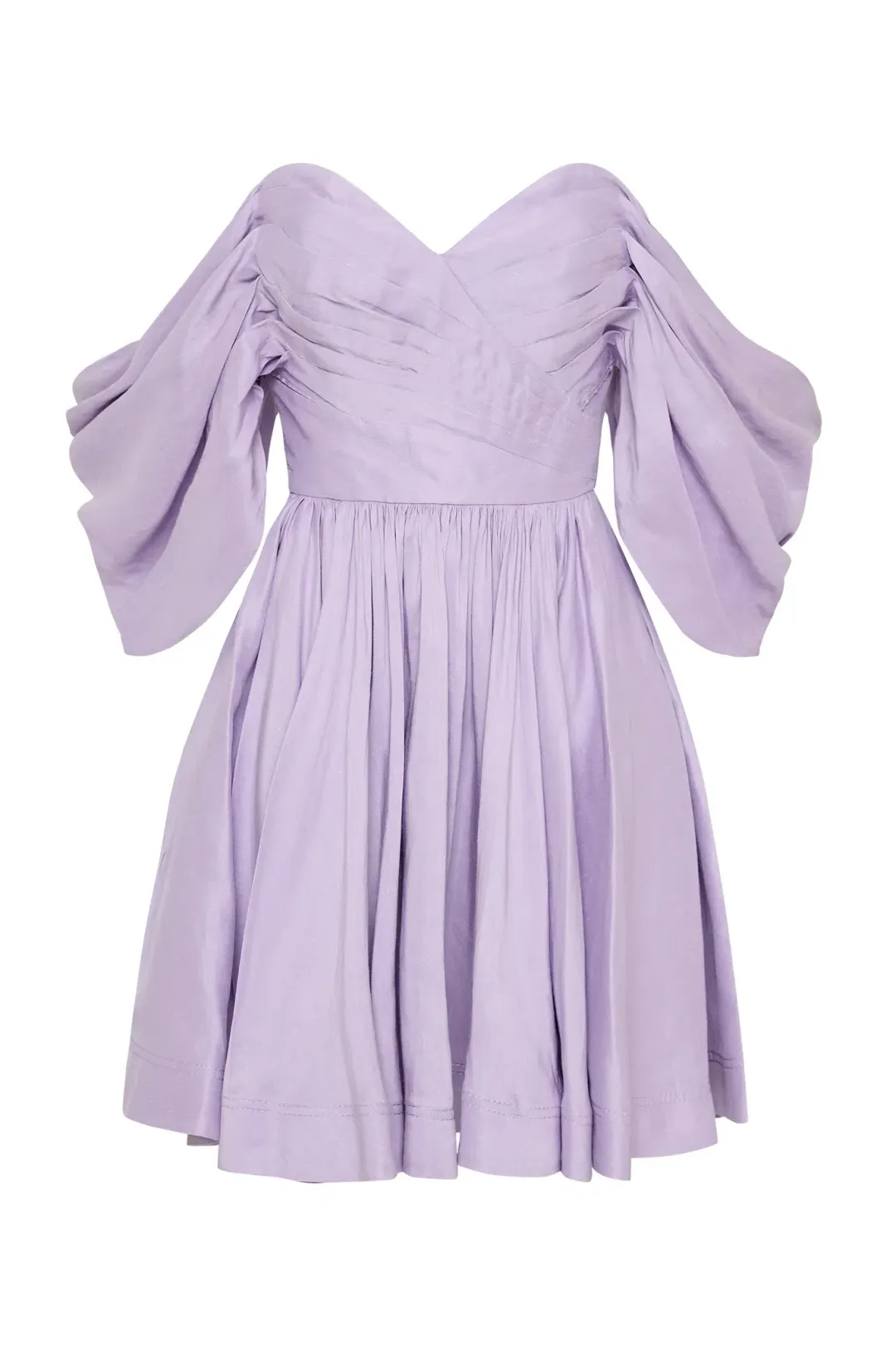 Aje Zorina Sweetheart Mini Dress Lilac Size 8 for rent on The Volte - main image