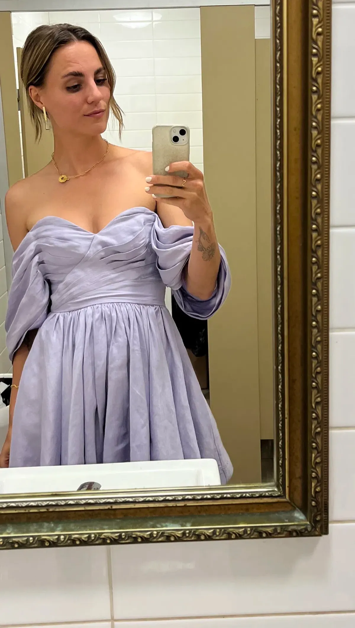 Aje Zorina Sweetheart Mini Dress Lilac Size 8 - Image 5