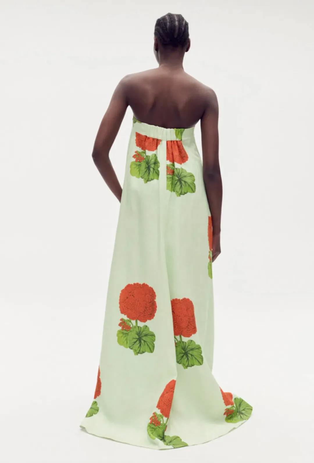 Oroton Posie Geranium Print Gown Floral Size 8 for rent on The Volte - main image