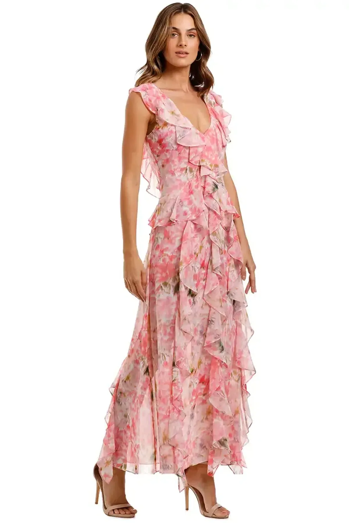 Misa LA Claudita Dress in Pink Size 12 - Image 2
