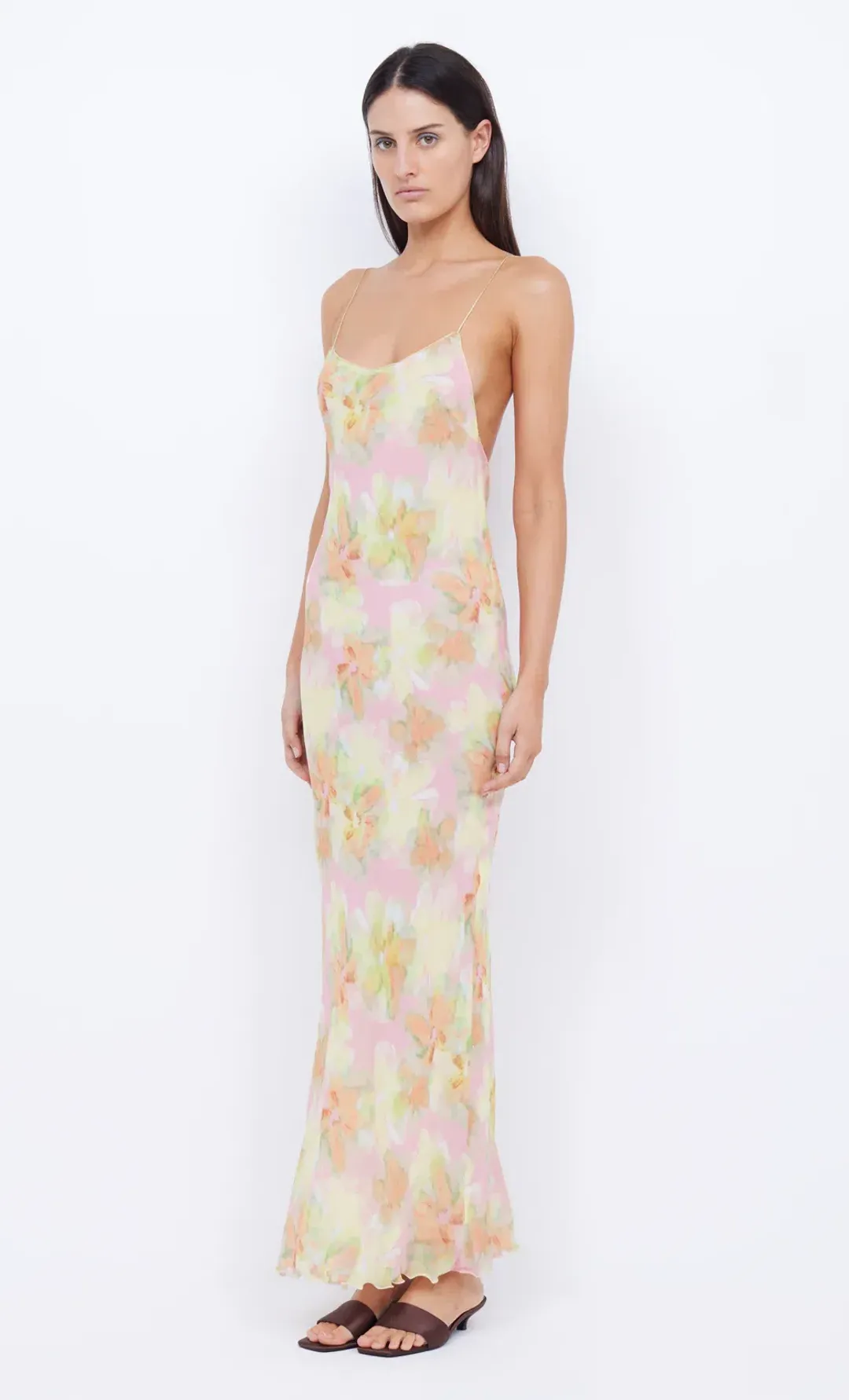 Bec & Bridge Zephy Print Slip Dress Floral Size 8 for rent on The Volte - main image