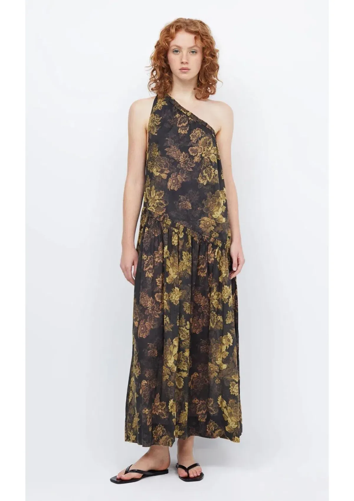 Bec & Bridge Palmer Asym Maxi Dress Jasper Floral Size 8 - Image 1