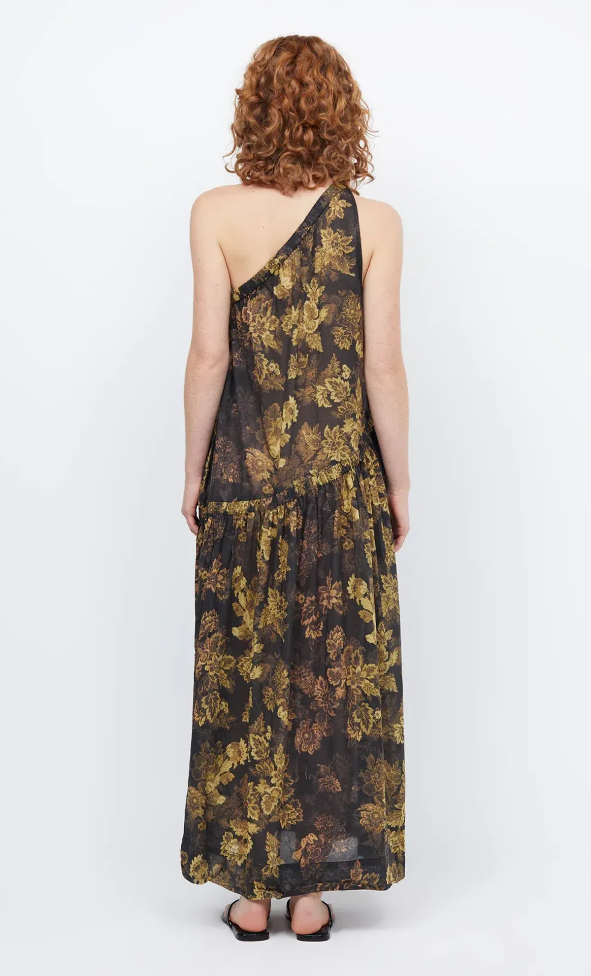 Bec & Bridge Palmer Asym Maxi Dress Jasper Floral Size 8 - Image 3