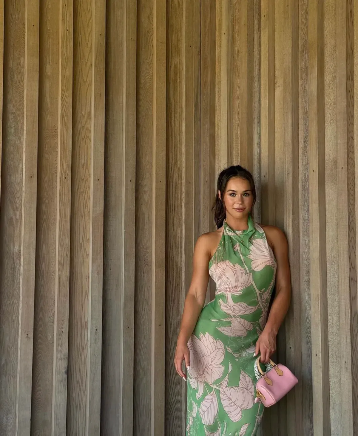 Arcina Ori Josefine Dress Green Floral Size 8 - Image 6