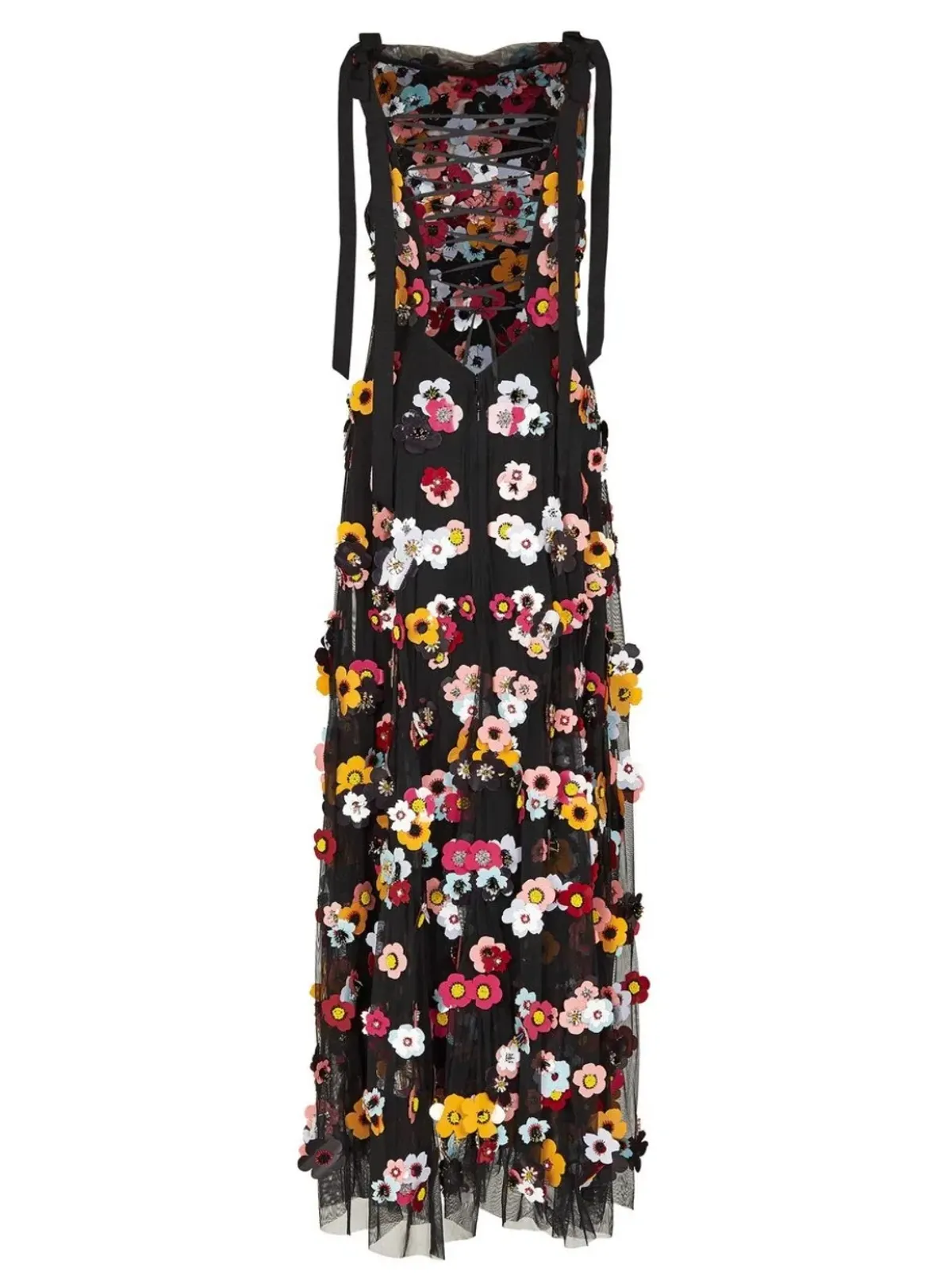 Rachel Gilbert Lolo Applique Floral Gown - Image 5