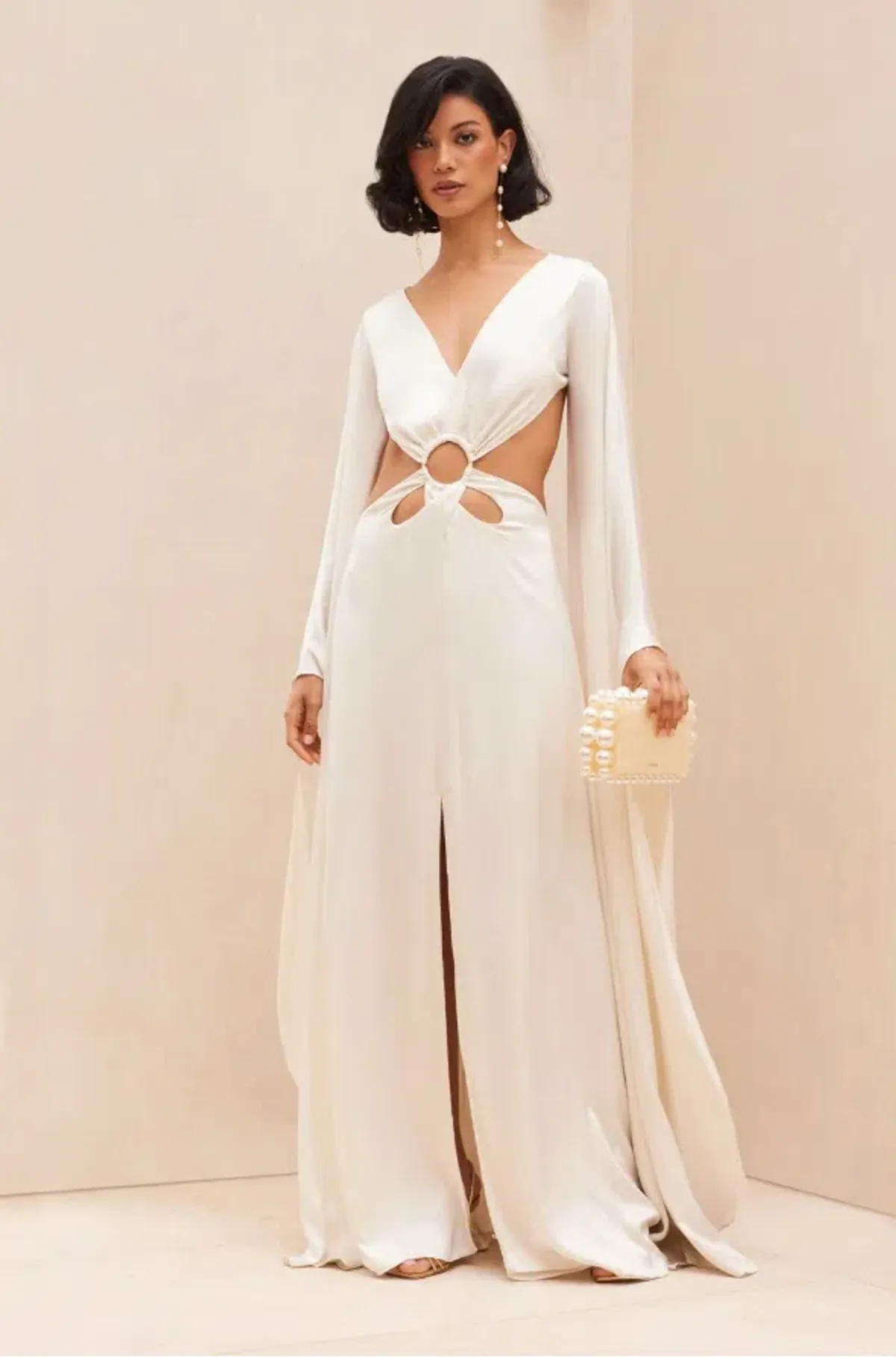 Cult Gaia Jasmin Dress White Size 8 - Image 1