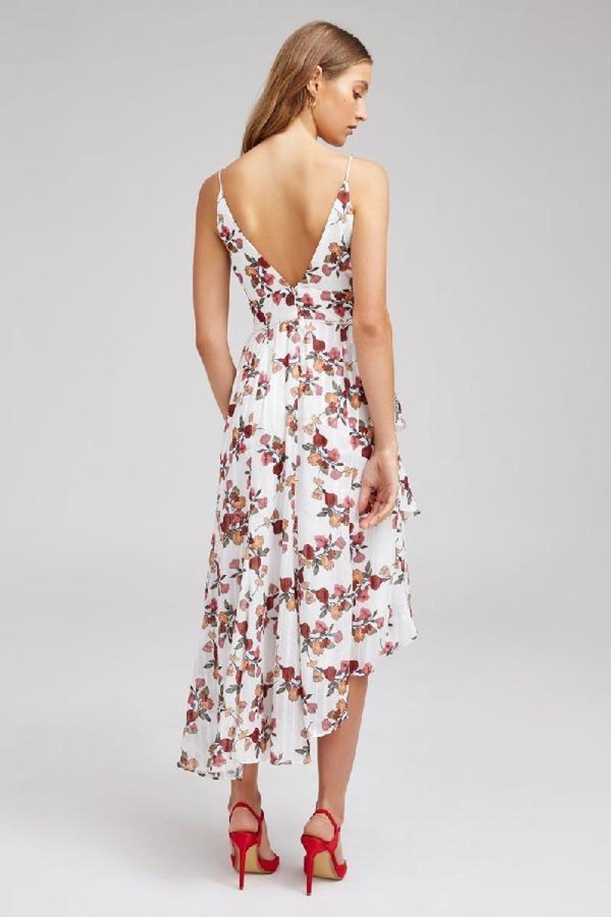 KEEPSAKE Serenity Midi Dress Porcelain Vine - Image 3
