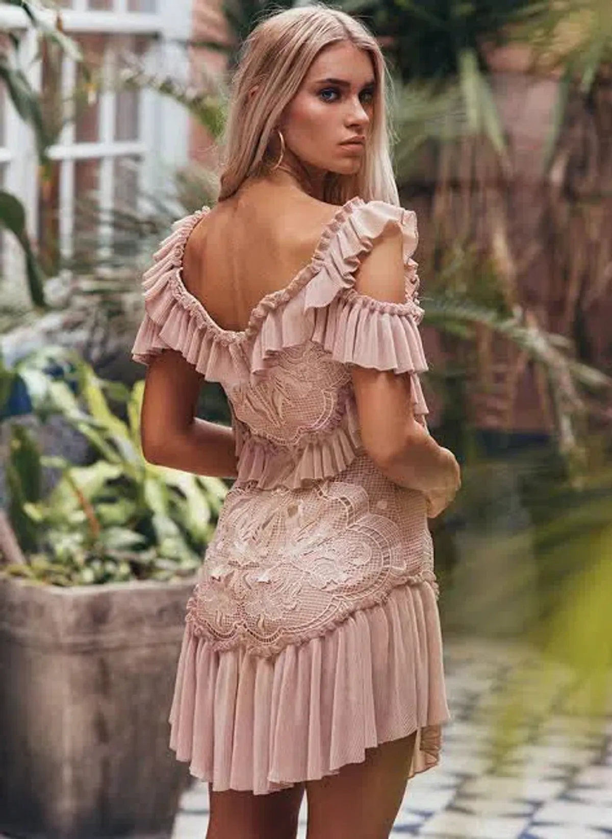 Alice McCall Lovebirds Mini Dress Dusty Pink Size 6 - Image 2