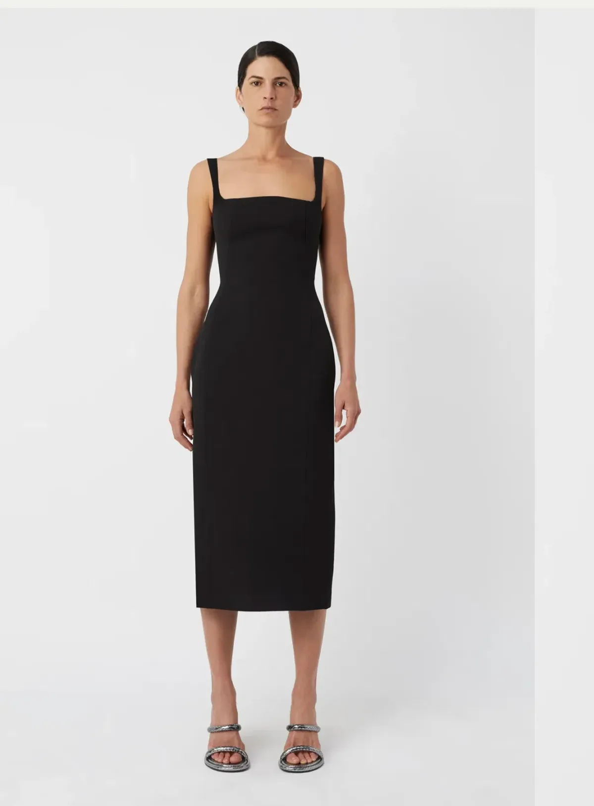 Camilla And Marc  Ilona Midi Dress Black Size 12 - Image 1