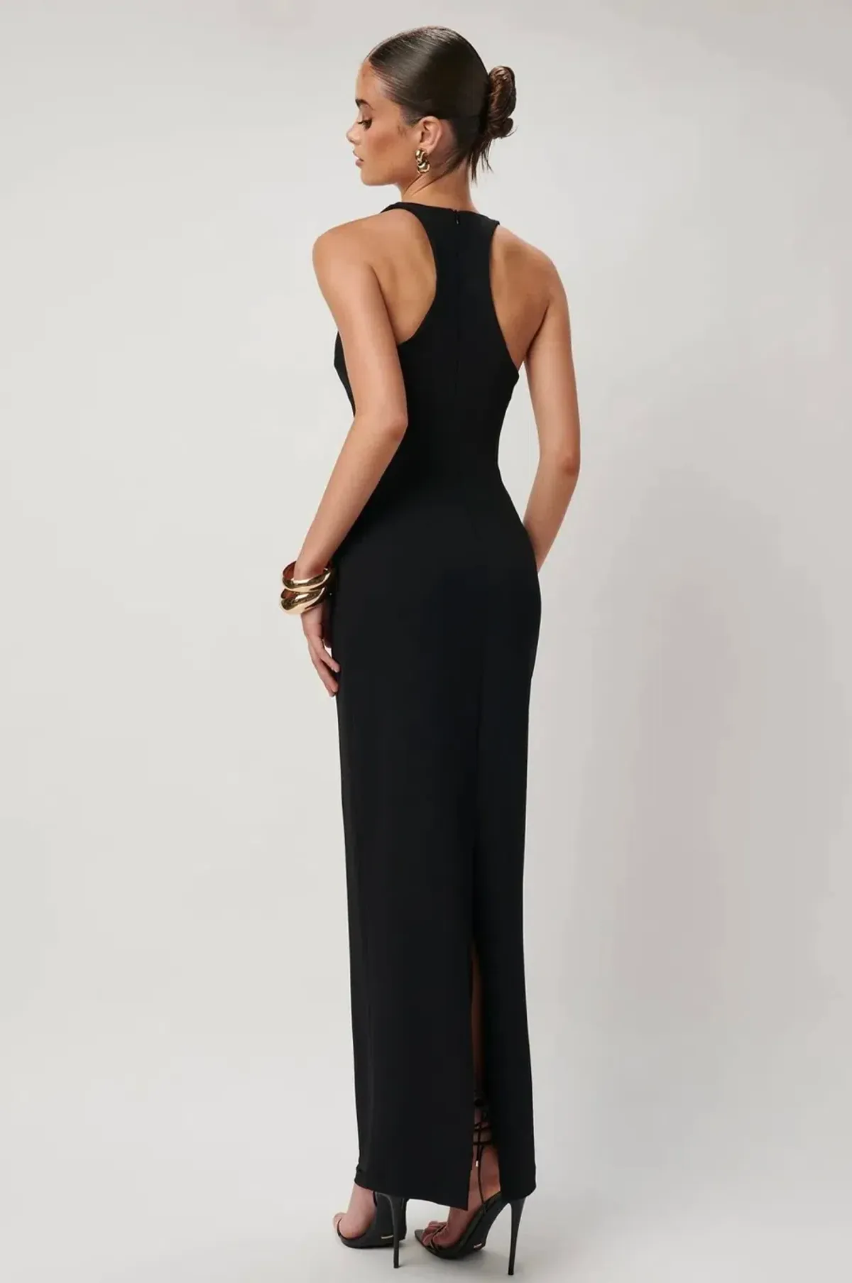 Effie Kats Eiza Gown Black Size 10 - Image 3