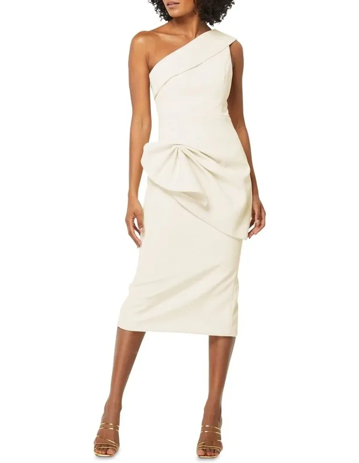 Mossman Thinking Out Loud Dress in Off White Size 10 - Image 1