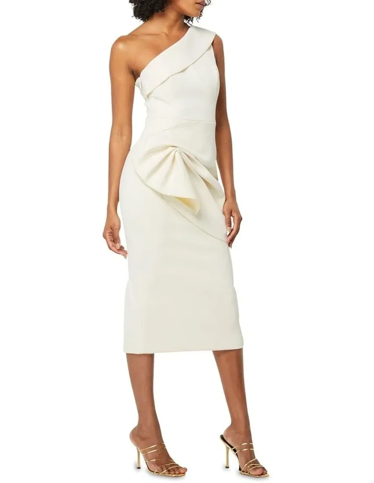 Mossman Thinking Out Loud Dress in Off White Size 10 - Image 3