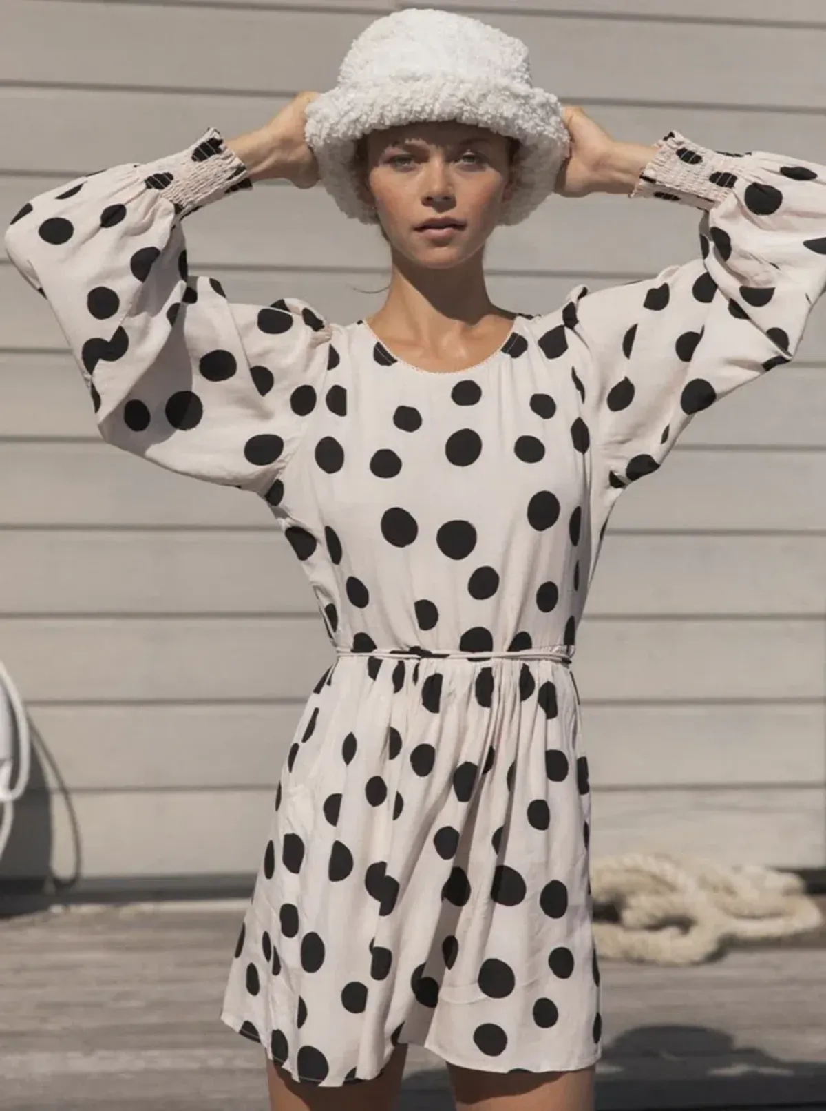 Kivari Rammy Babydoll Mini Dress Print Size XS/Au 6 - Image 2