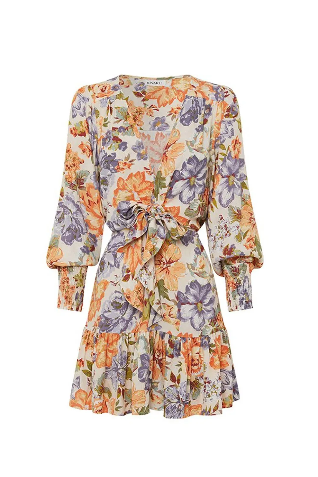 Kivari Aster Mini Dress Floral Size XS/Au 6 for rent on The Volte - main image