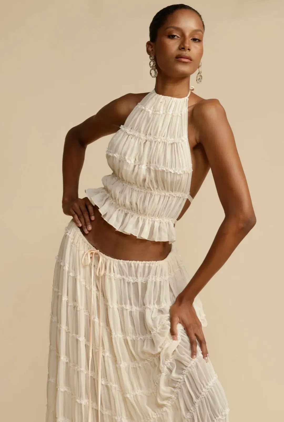 Arcina Ori Juliette Set Cream Size S/Au 6-8 for rent on The Volte - main image