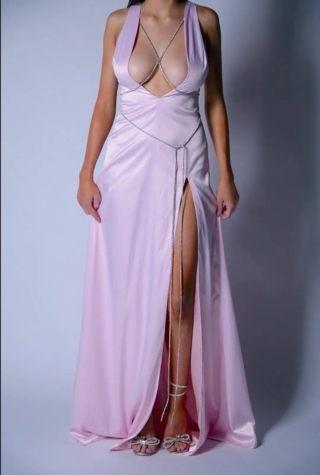 Alamour The Label Candice Dress Pink Size XS/Au 6 for rent on The Volte - main image