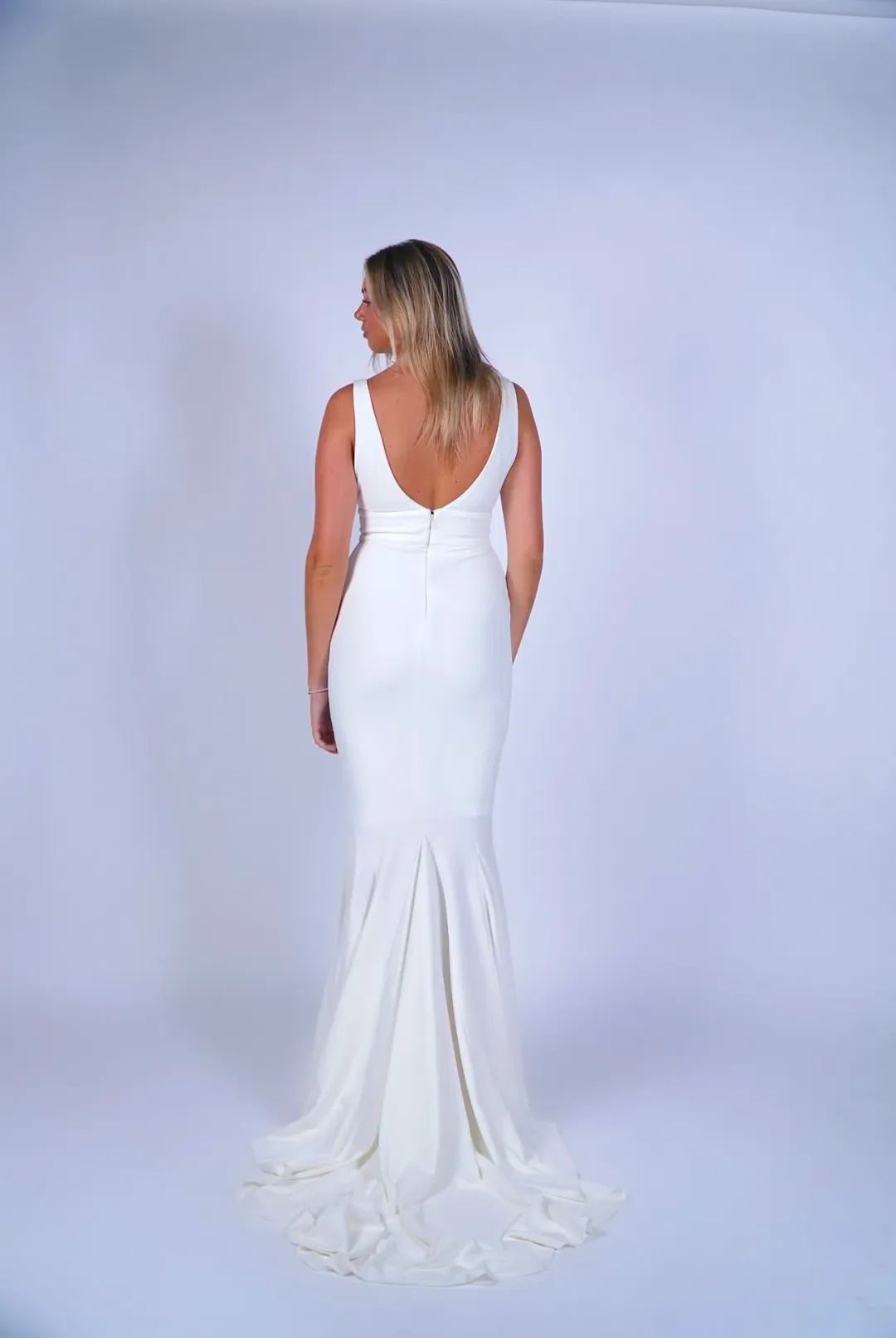 Alamour The Label Jovana Dress White Size M/ AU 10 for rent on The Volte - main image