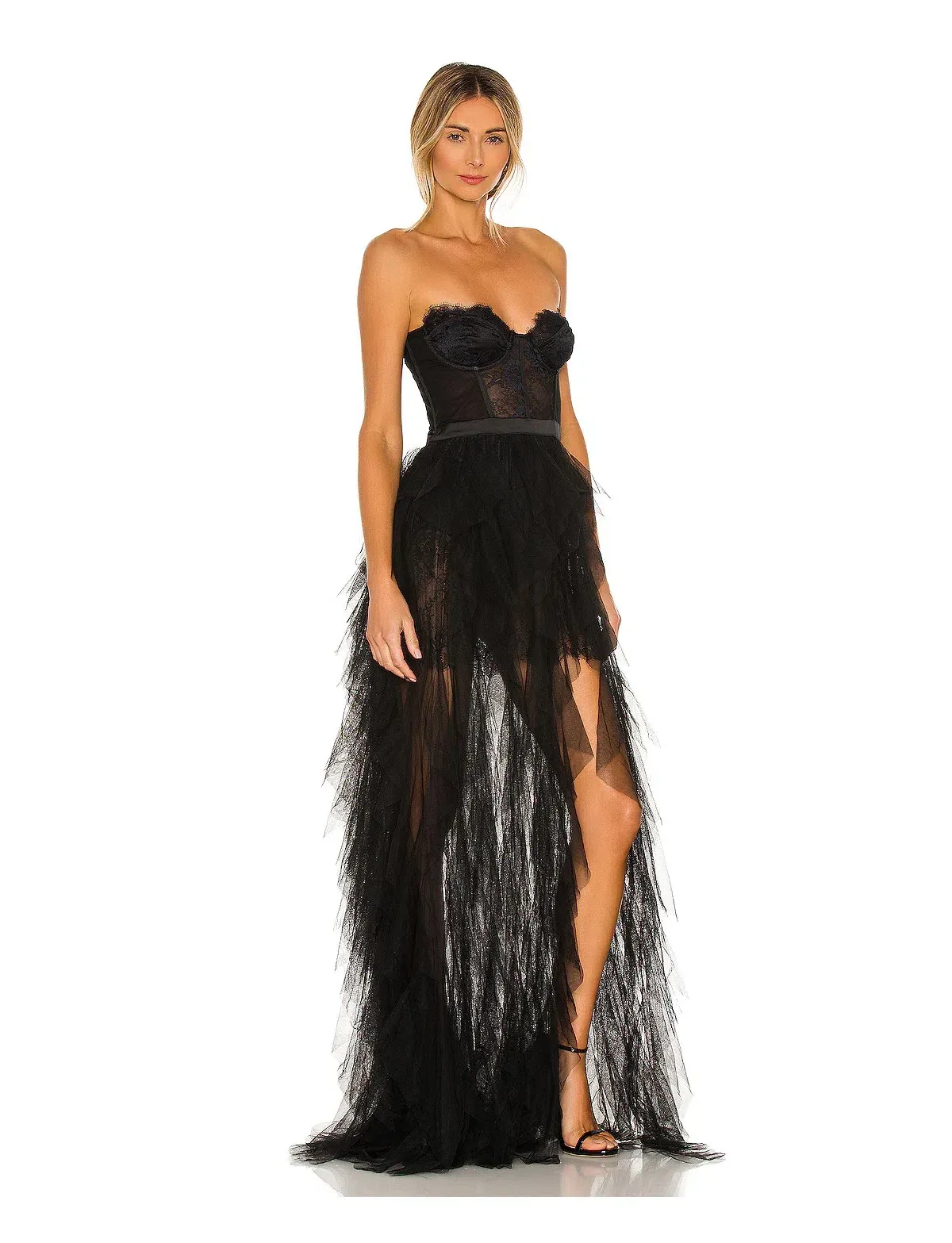 For Love & Lemons Bustier Gown in Black Size M / AU 10 - Image 1