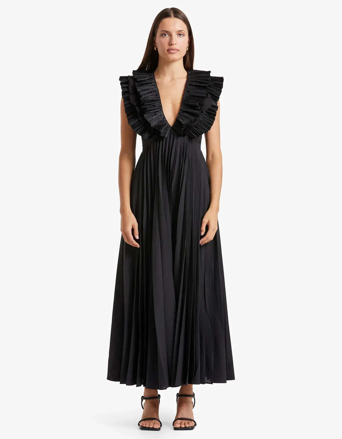 Acler Elsher Maxi Dress Black Size 8  - Image 1