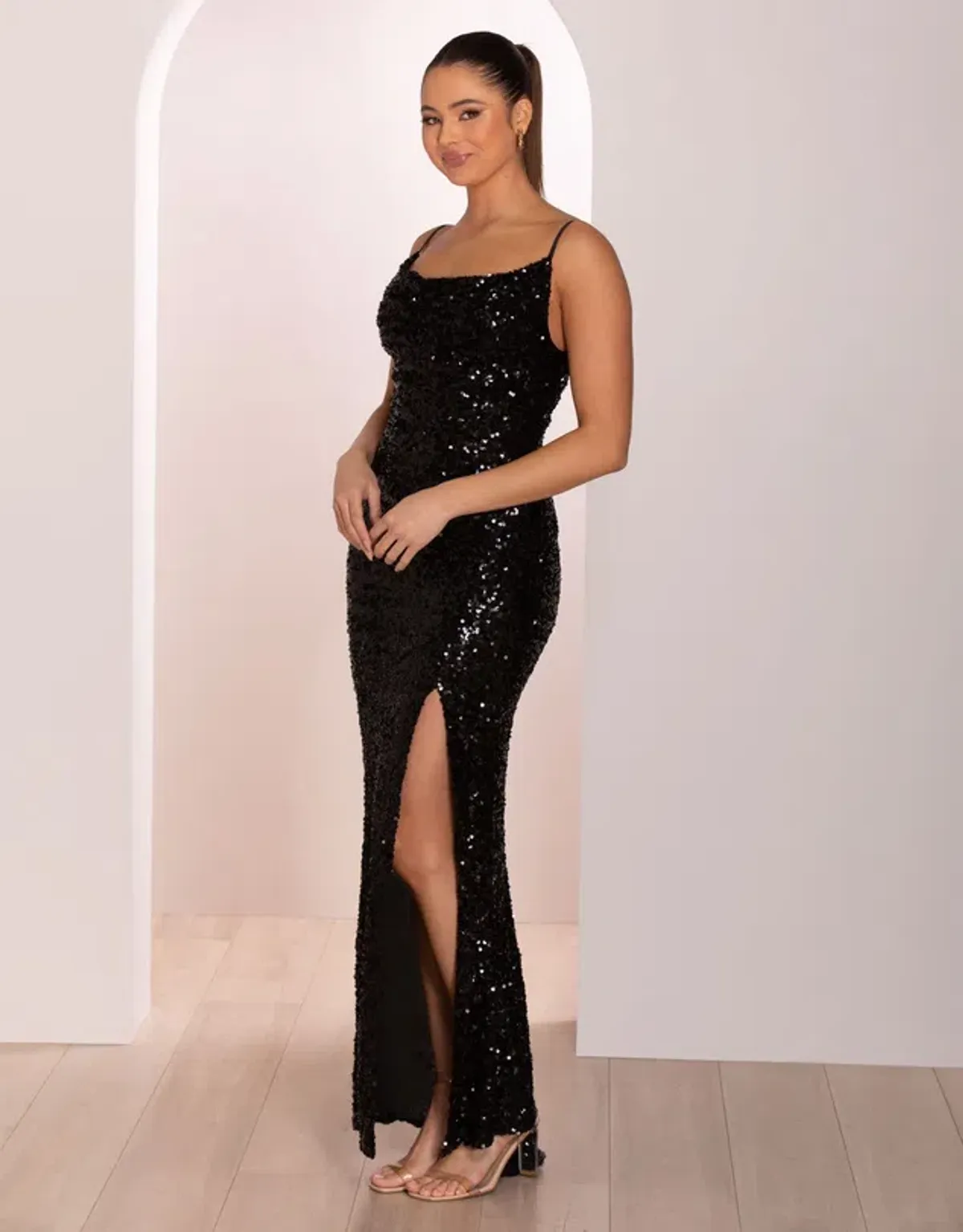 Pilgrim Ida Gown Black Size 10 - Image 2