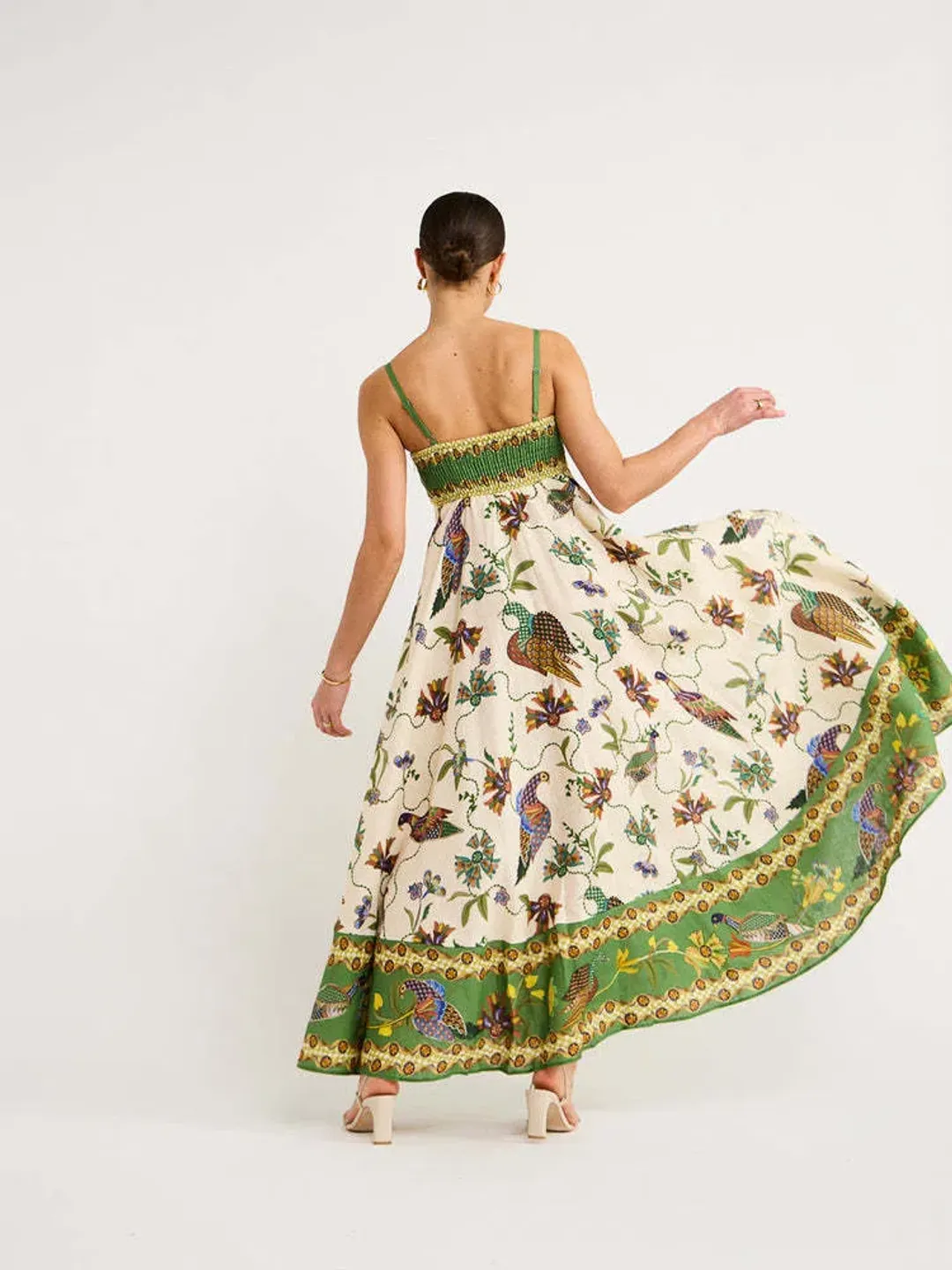 Alemais Birdie Sundress Print Size 16  for rent on The Volte - main image