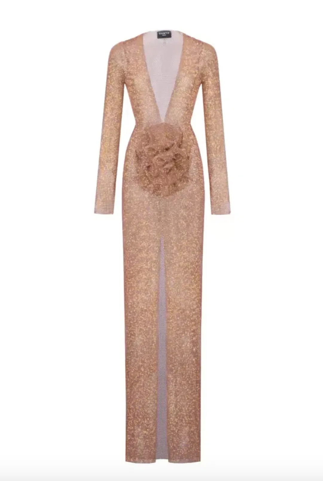 Santa Brands Sparkle Flower Maxi Dress Blush Size AU 6 for rent on The Volte - main image