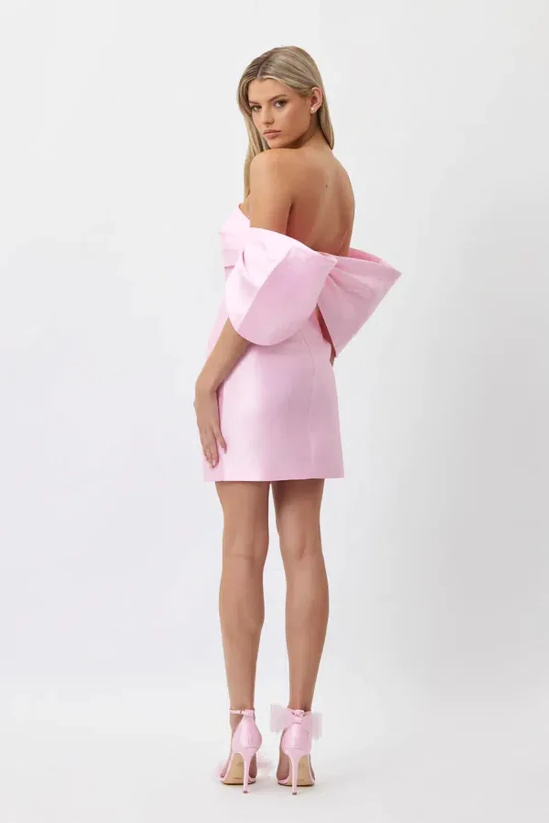 Bianca & Bridgett Eden Mini Dress Pink Size 8 for rent on The Volte - main image