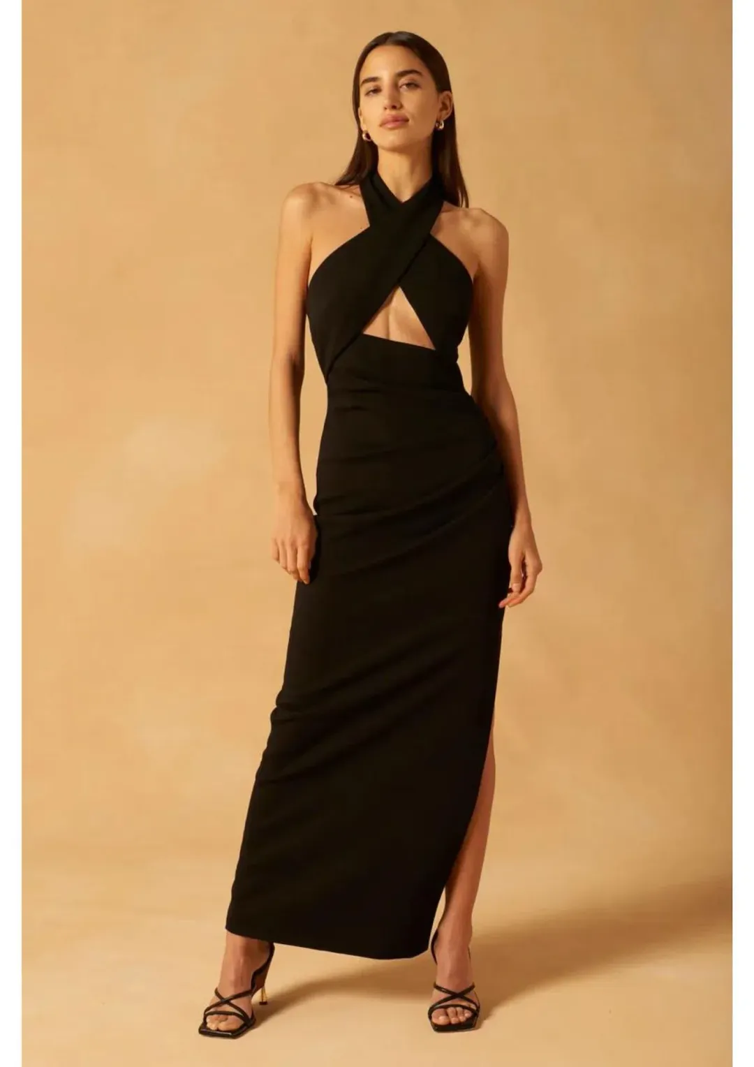 MISHA Atta Dress Black Size 12 for rent on The Volte - main image