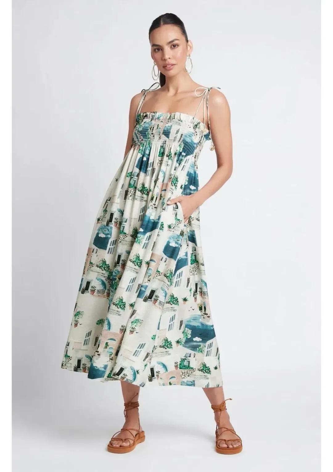 Sheike Vacation Resort Dress Multi Size 6 for rent on The Volte - main image