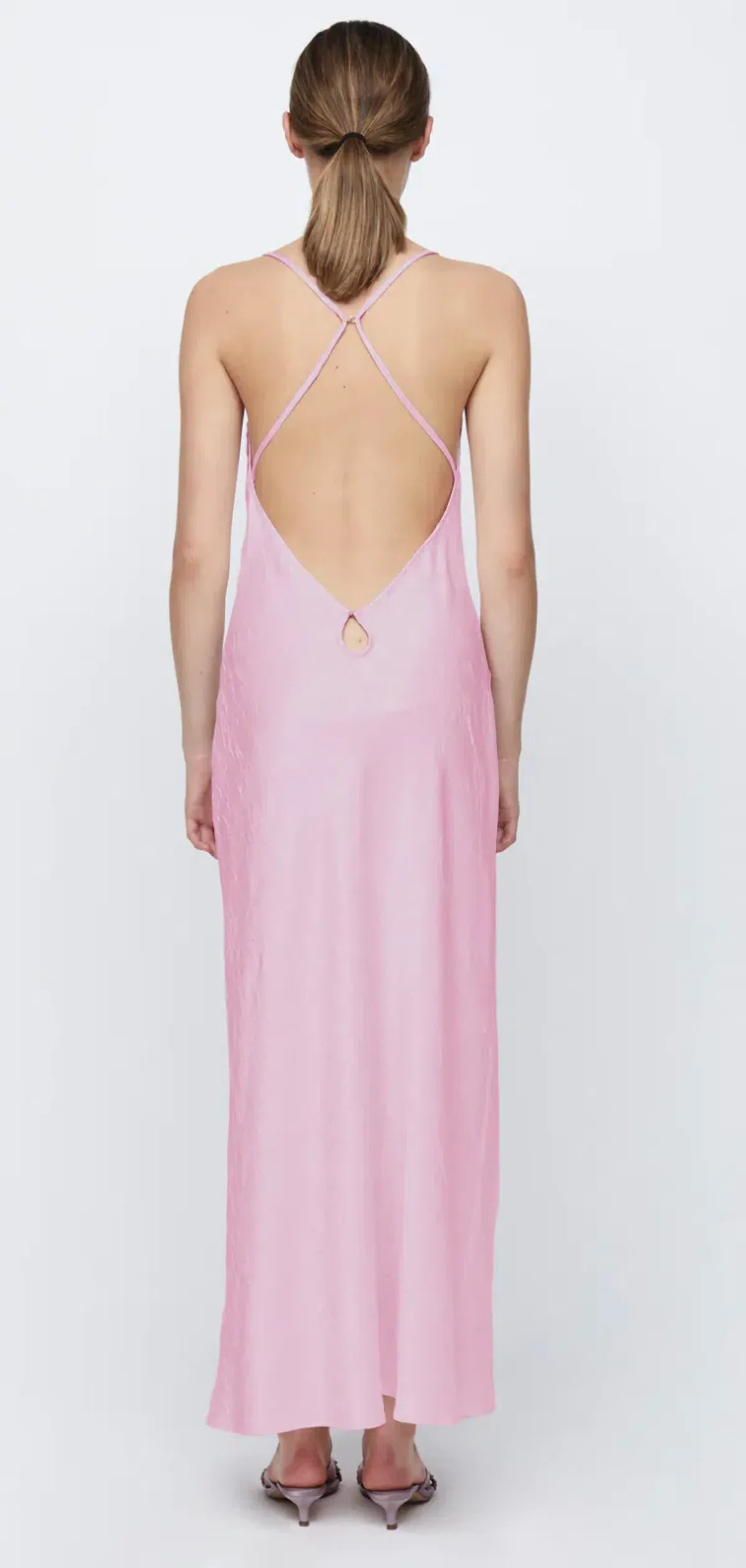 Bec & Bridge Carolina Maxi Dress Quartz Pink Size 10 - Image 2