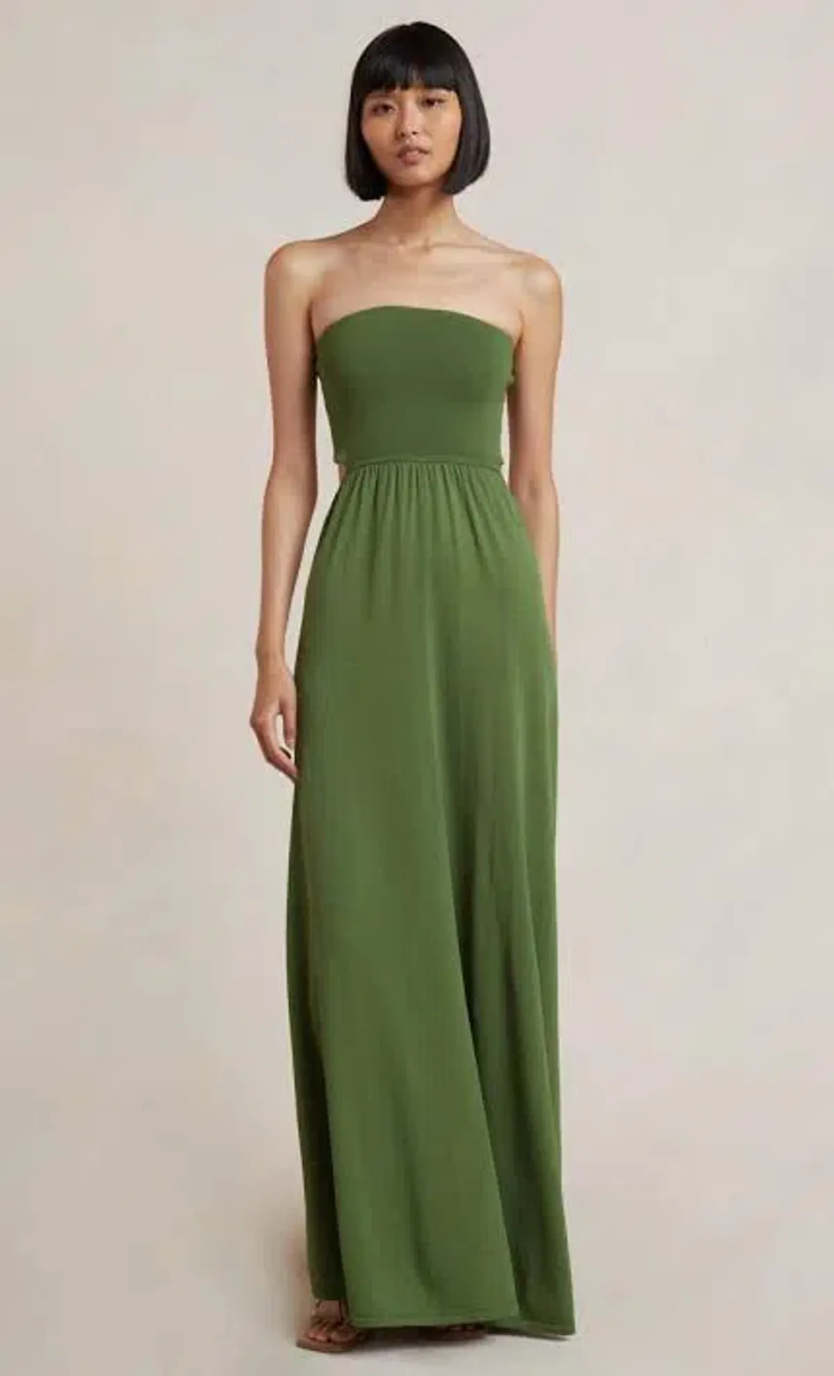 Bec & Bridge Miranda Knit Dress Olive Size 12  - Image 3