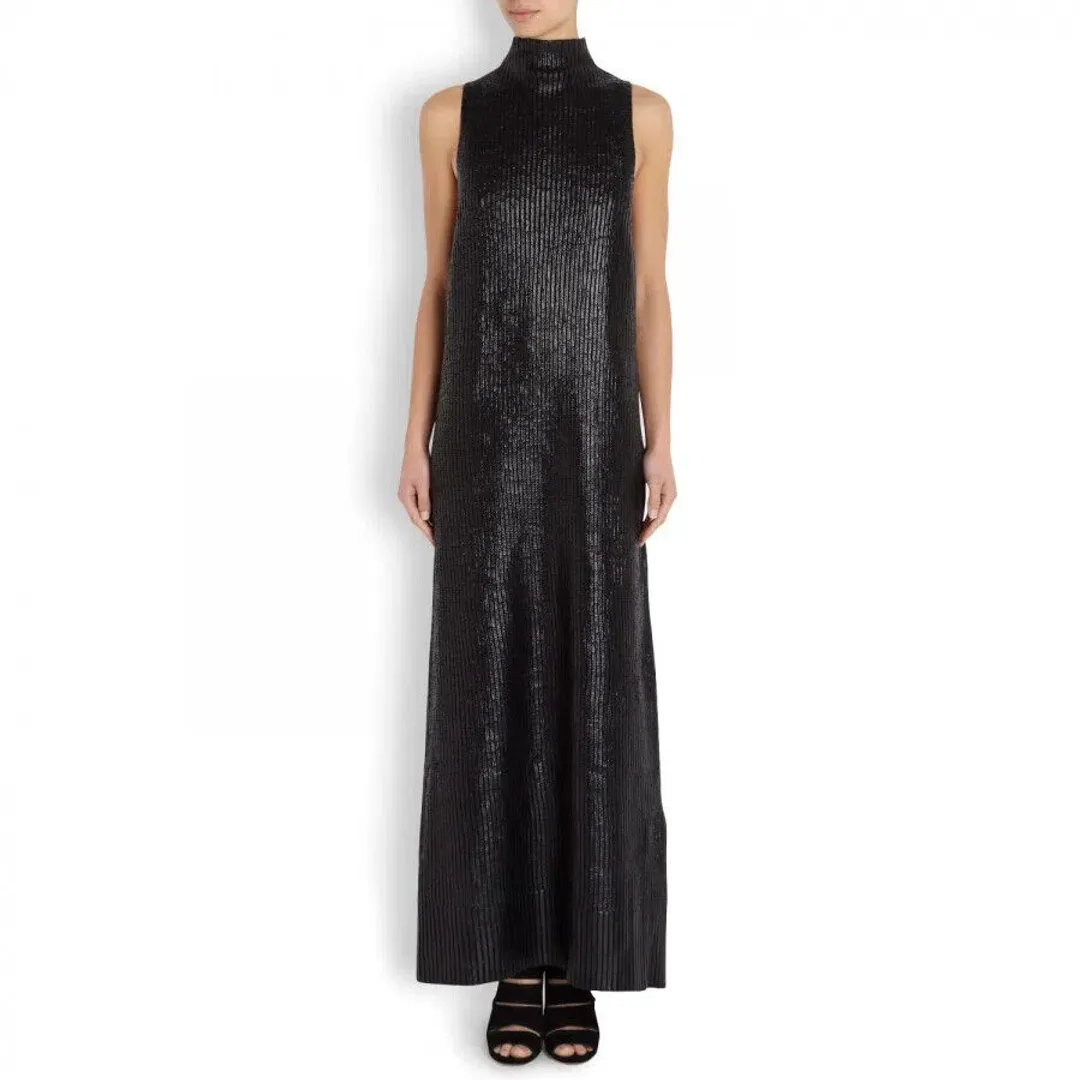 Sass & Bide Wintergate Pop Rocks Maxi Dress Black Size 8 for rent on The Volte - main image