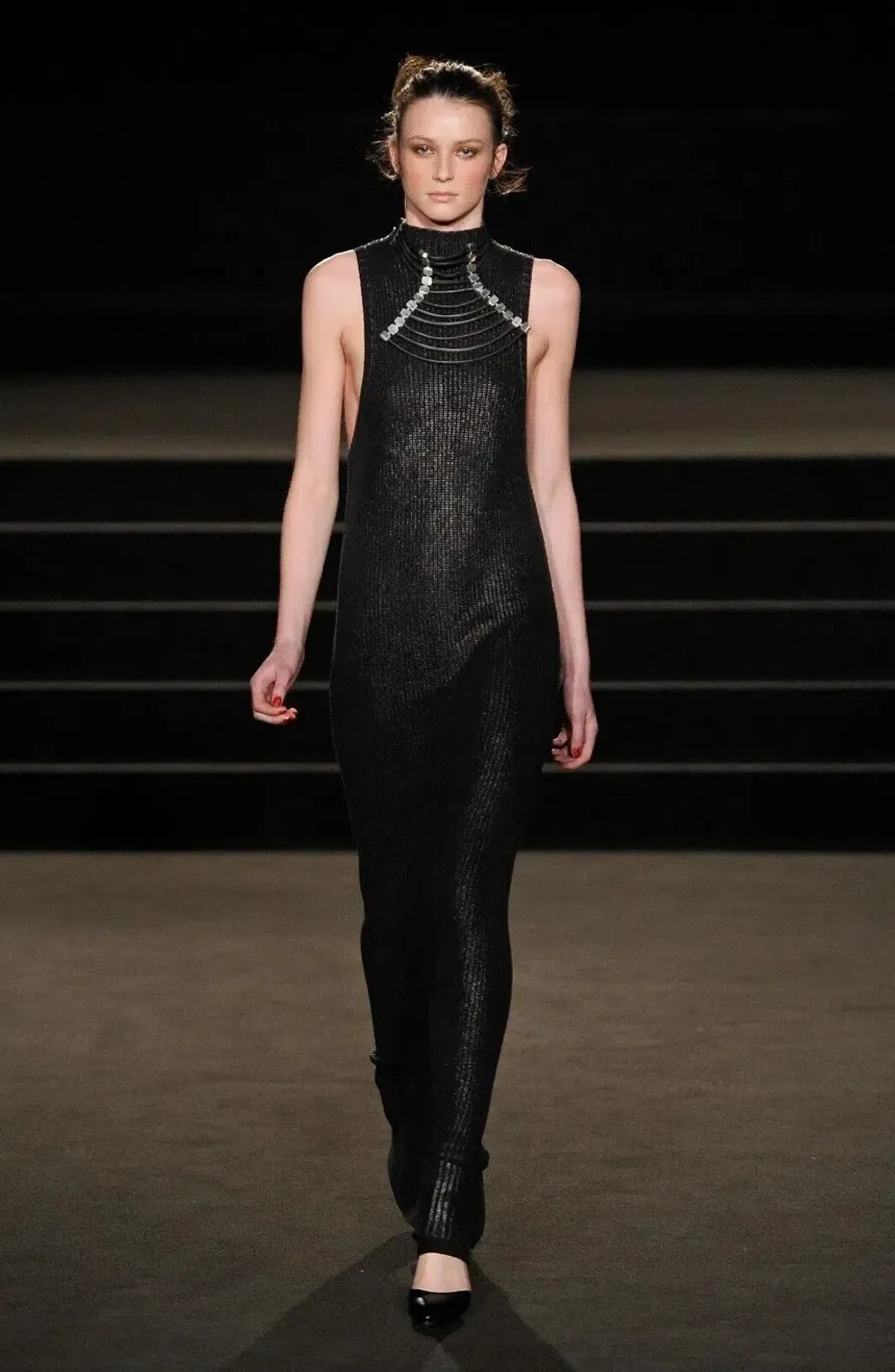 Sass & Bide Wintergate Pop Rocks Maxi Dress Black Size 8 for rent on The Volte - main image