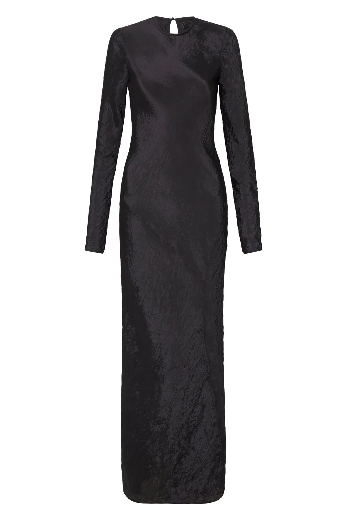 Sir the Label Suri Long Sleeve Dress With Side Split Black Size 8 - Image 3